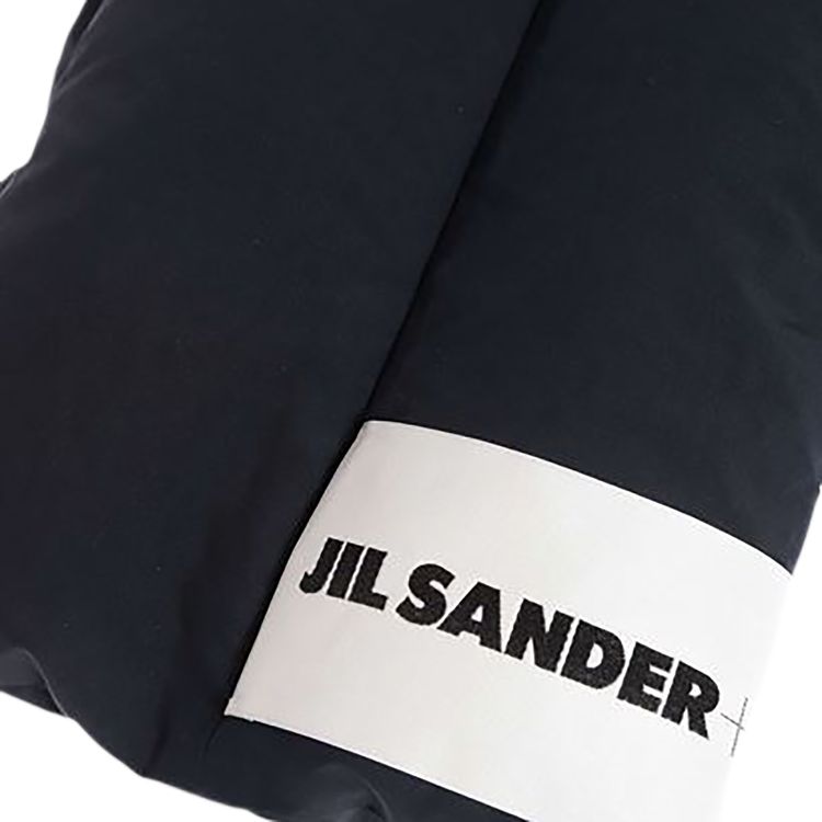 Jil Sander Down Padded Scarf Dark Blue