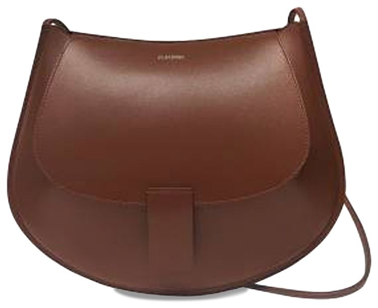 Jil Sander Crescent Small Shoulder Bag Curry
