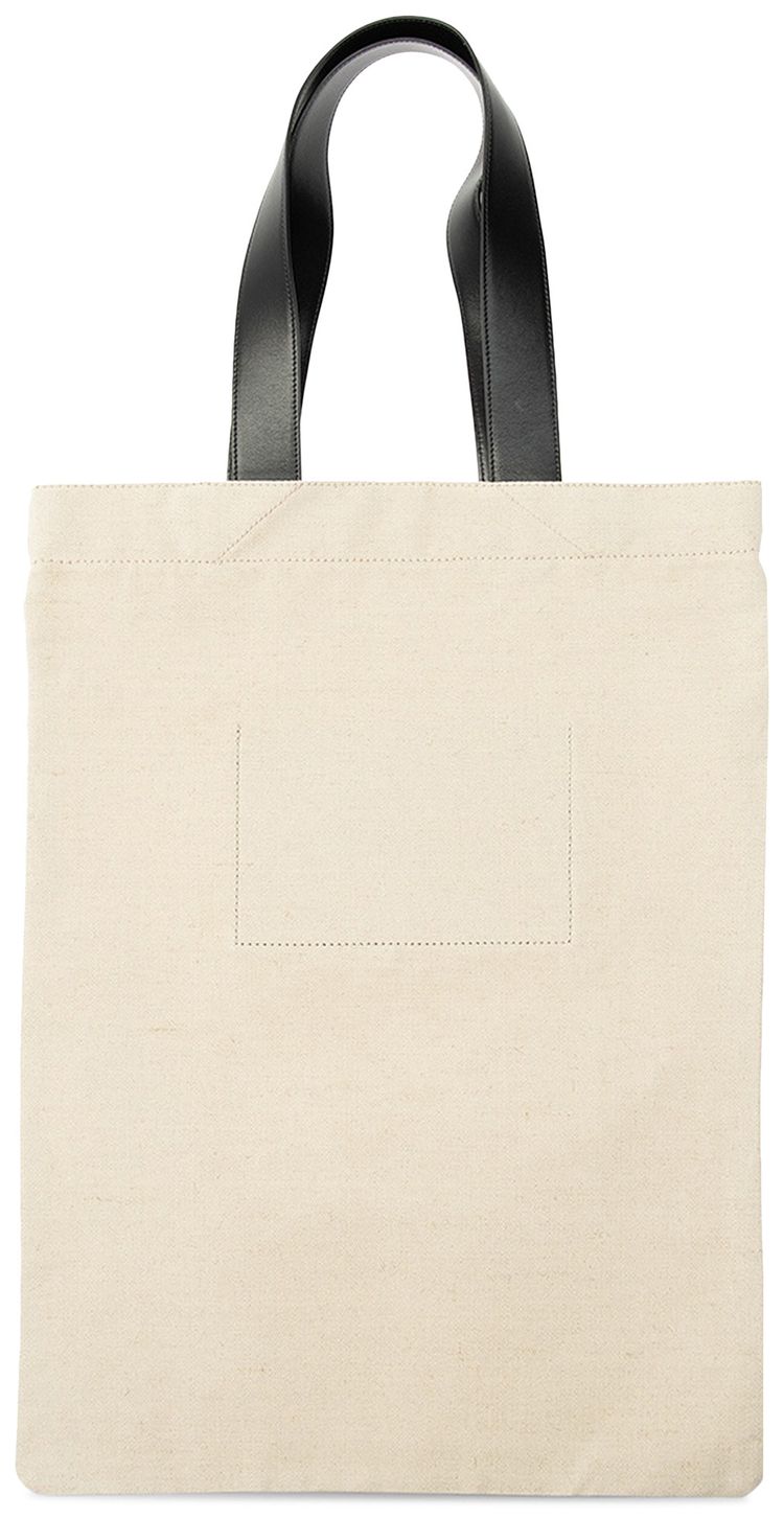 Jil Sander Grande Flat Shopper Bone