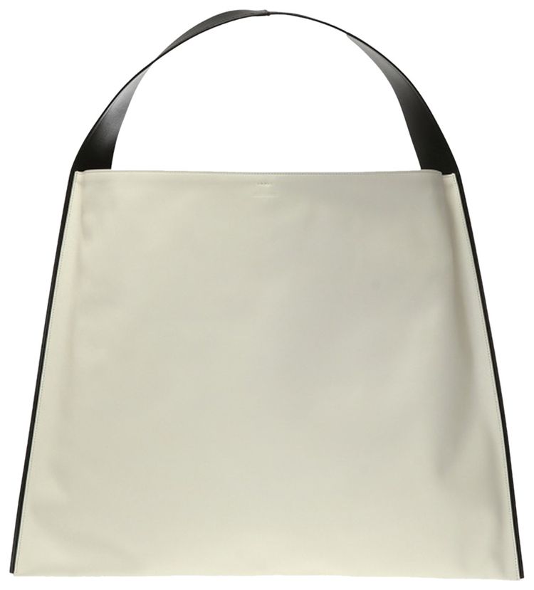 Jil Sander Border Hobo Shopper Bag Yogurt