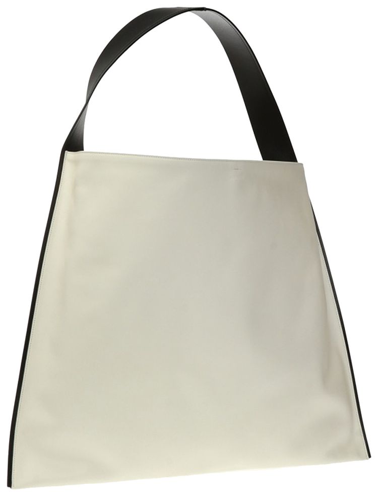 Jil Sander Border Hobo Shopper Bag Yogurt