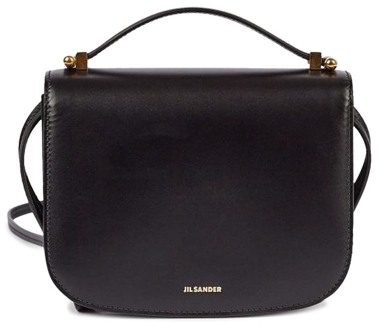Jil Sander Taos Small Crossbody Bag Black