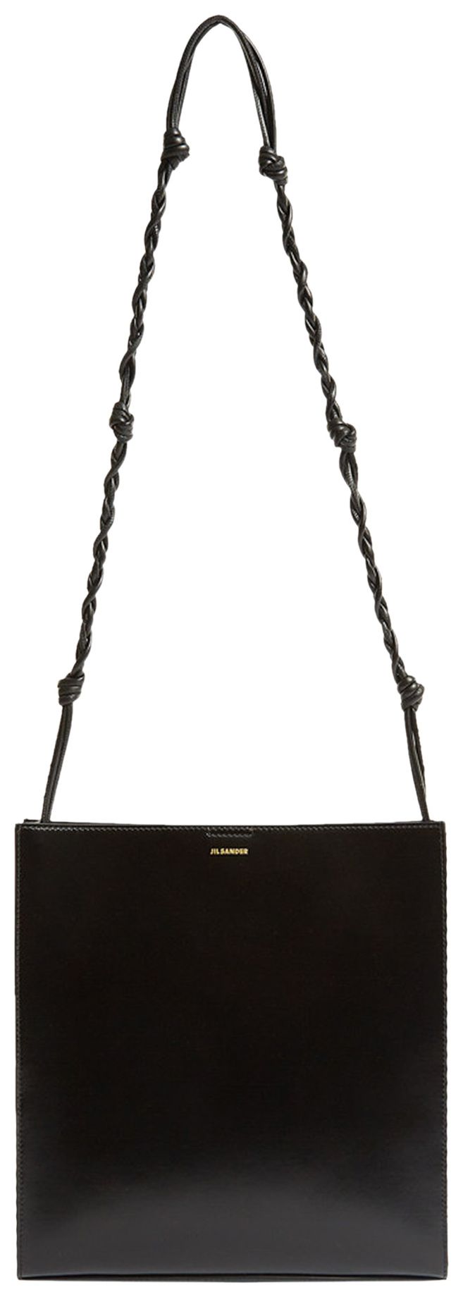 Jil Sander Tangle Medium Shoulder Bag Black