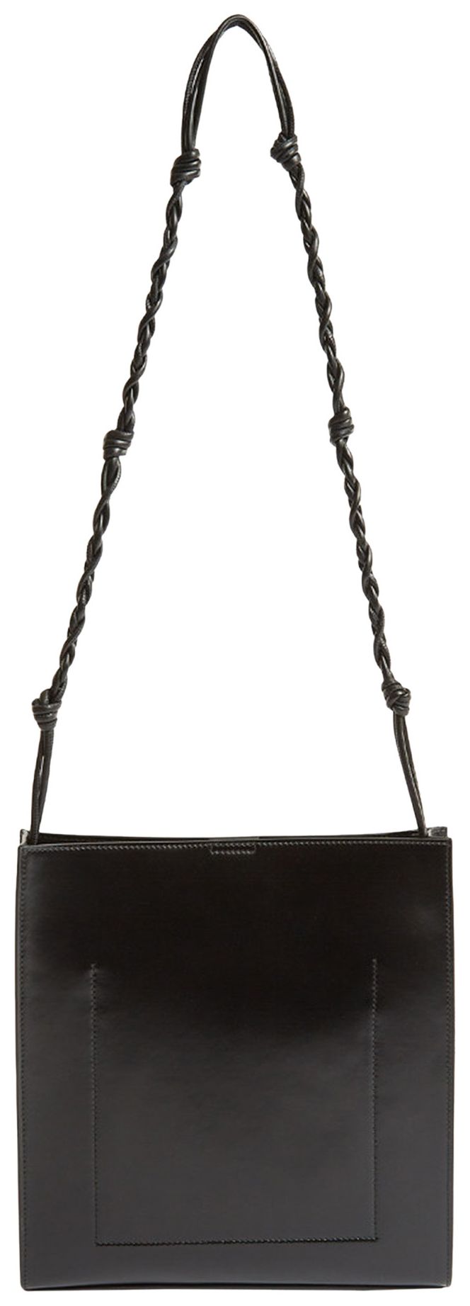 Jil Sander Tangle Medium Shoulder Bag Black