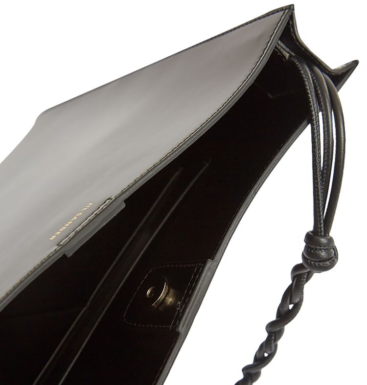 Jil Sander Tangle Medium Shoulder Bag Black