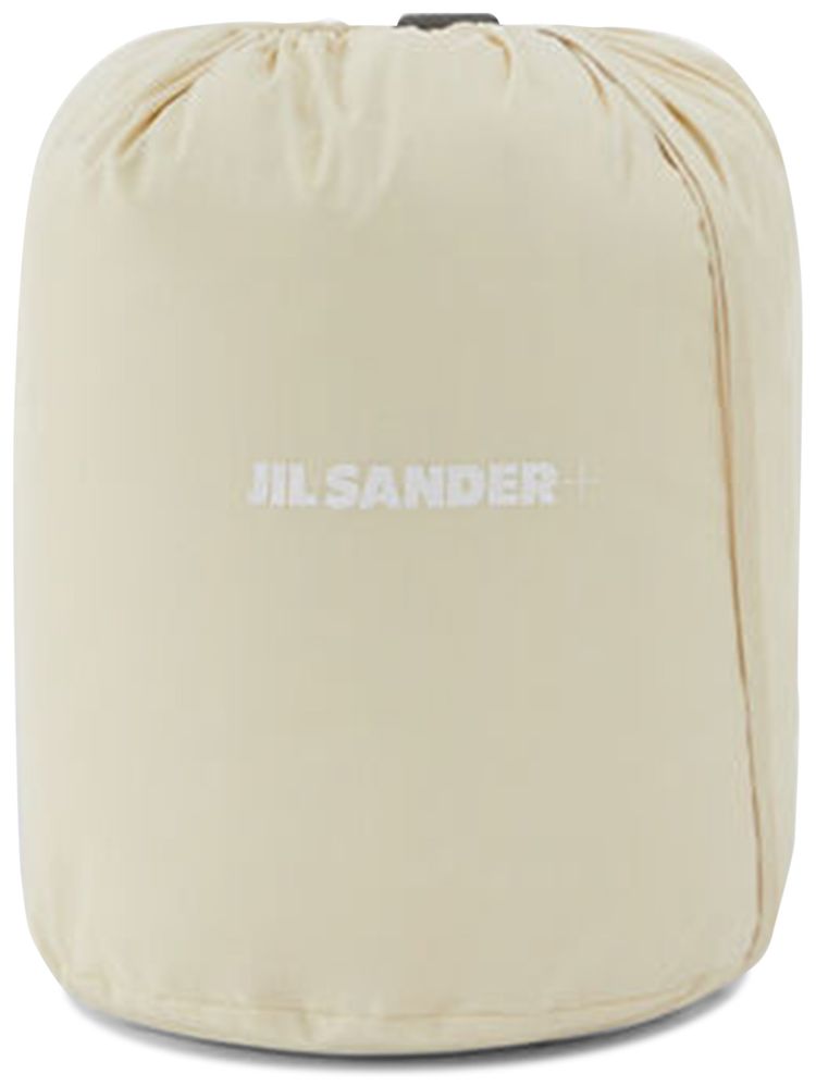 Jil Sander Medium Fill Down Gilet Vest Vanilla