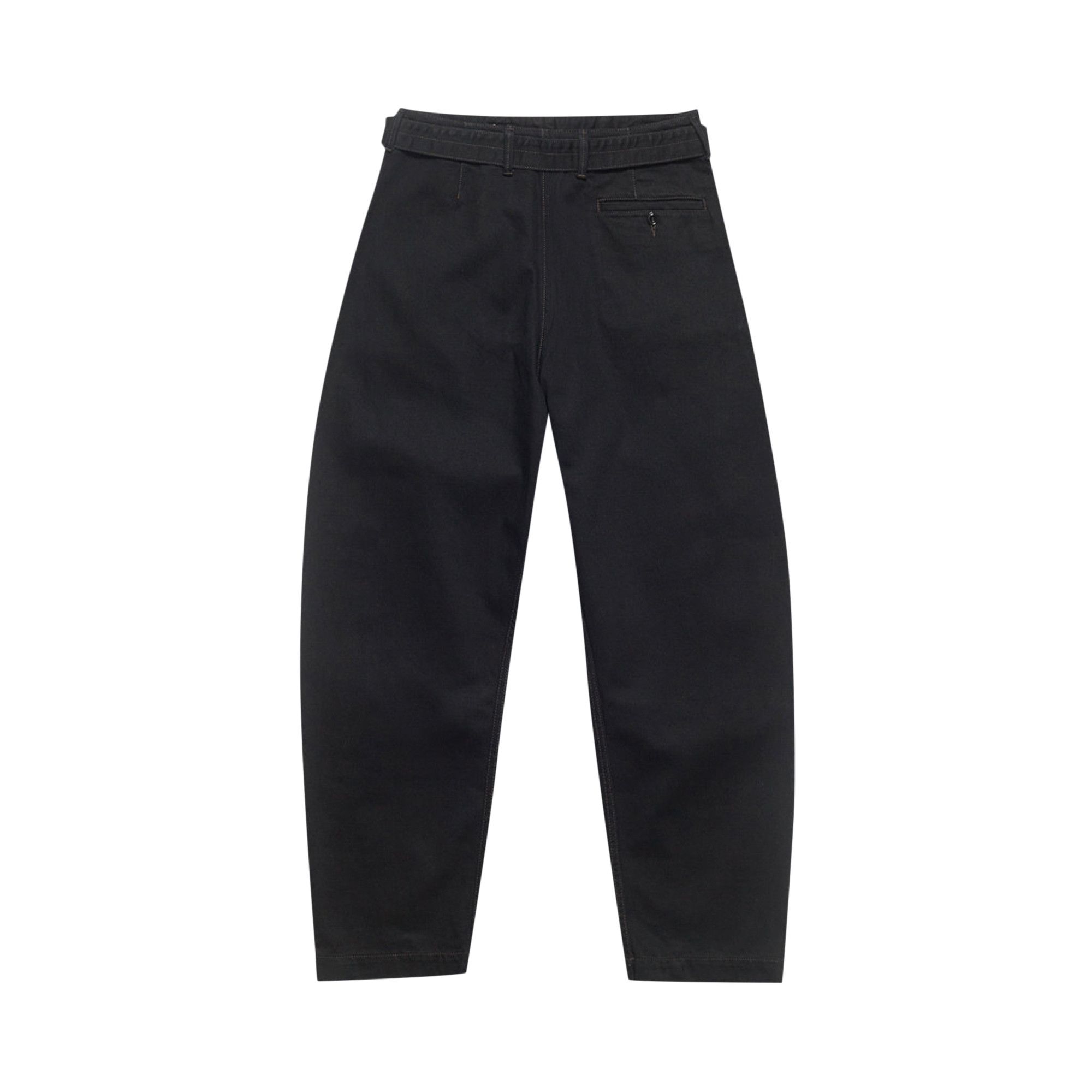 【LEMAIRE】TWISTED CHINO PANTS BLACK 48 Lemaire Twisted Workwear Pants - Black – Kith