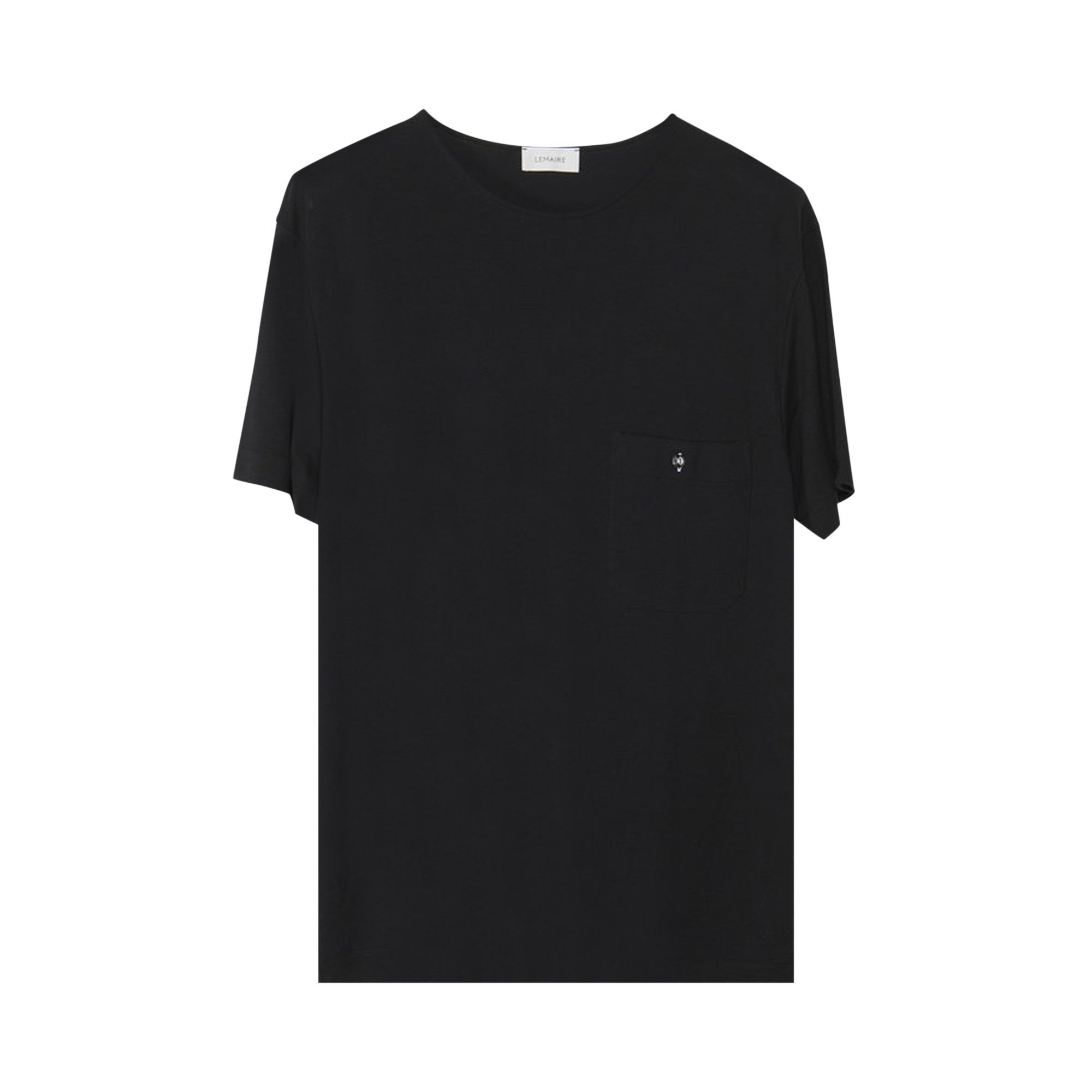 タイムセール 半額 T-Shirt Jersey Crepe Lemaire Buy 'Black' LJ054 JE188 203 M - トップス