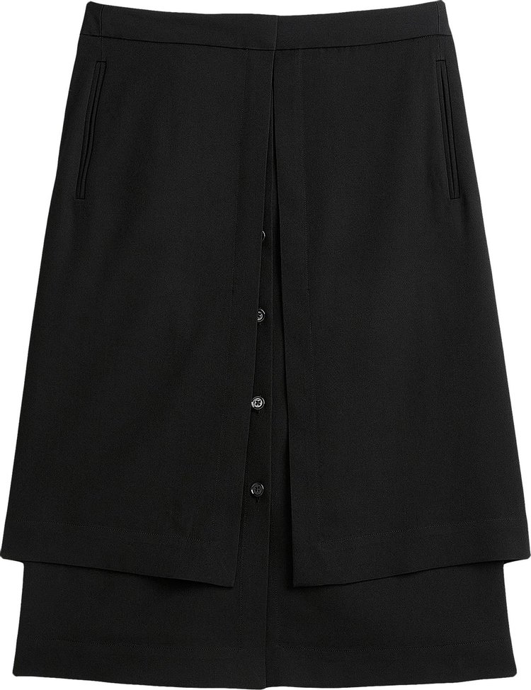 Lemaire Double Skirt 'Black'