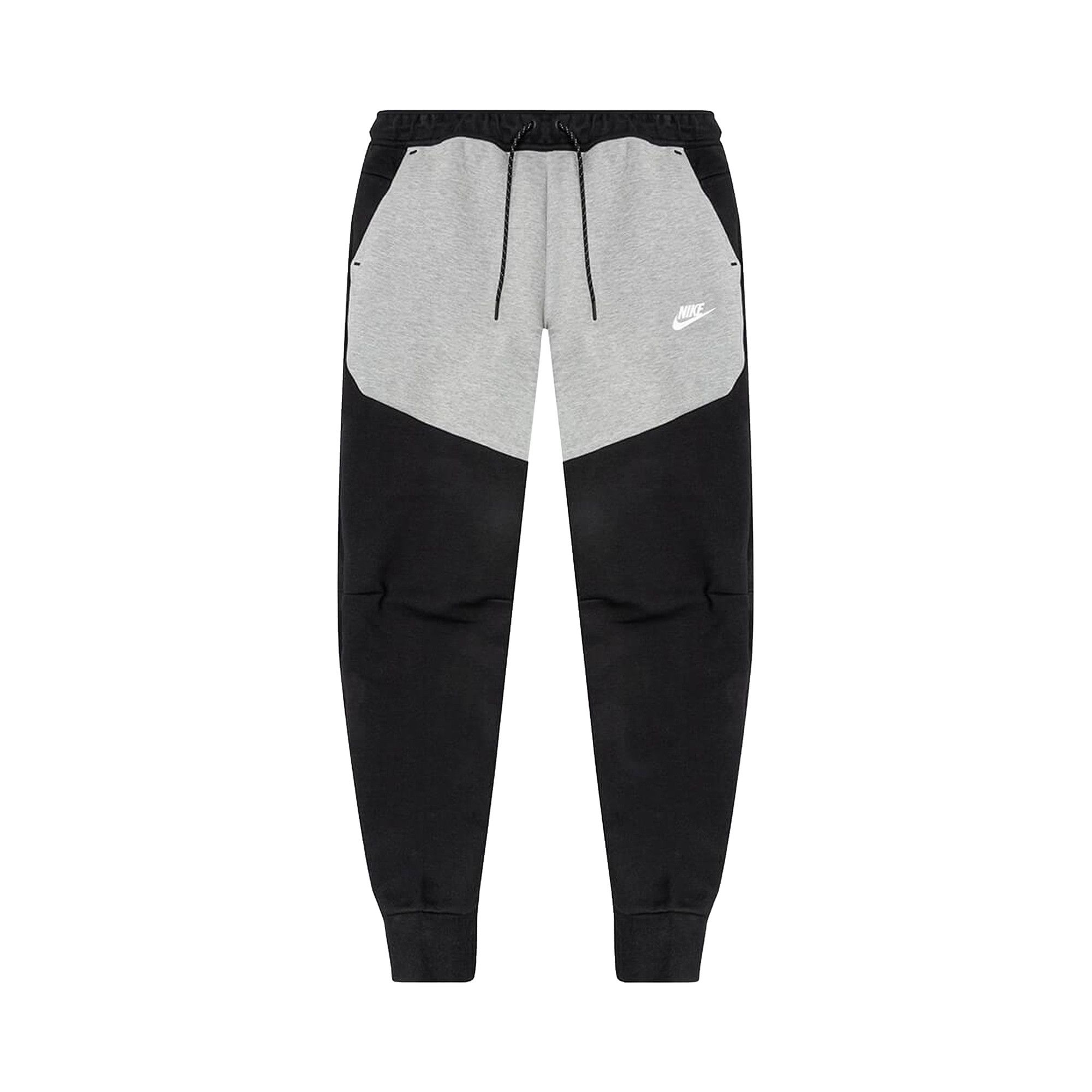 Black and grey nike tech fleece top
