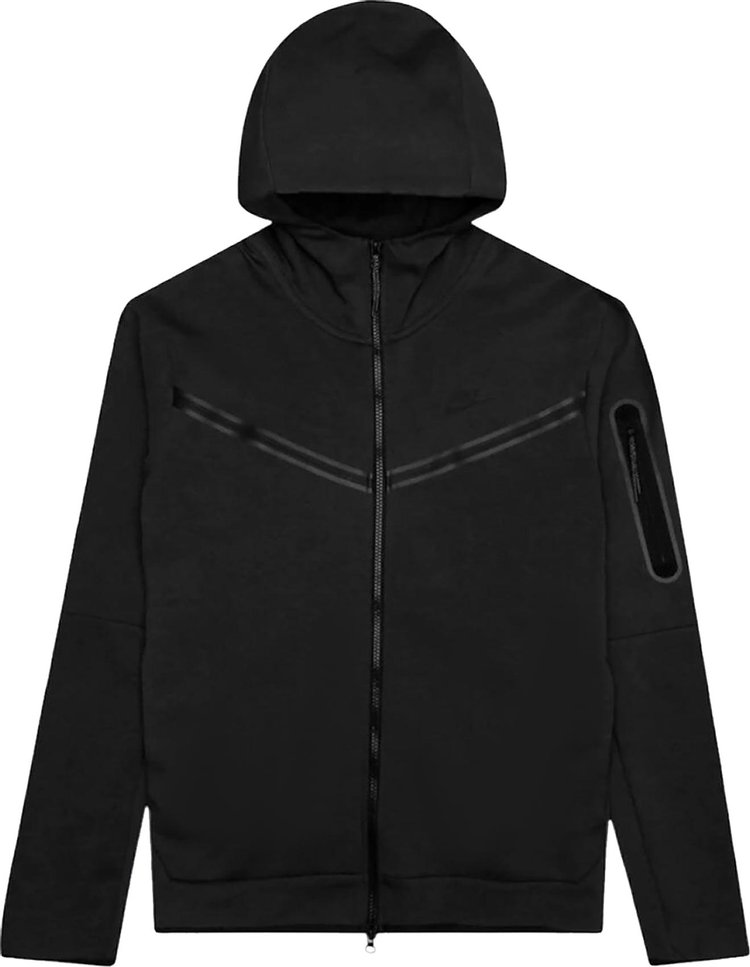 Nike Tech Fleece Full Zip Hoodie Black