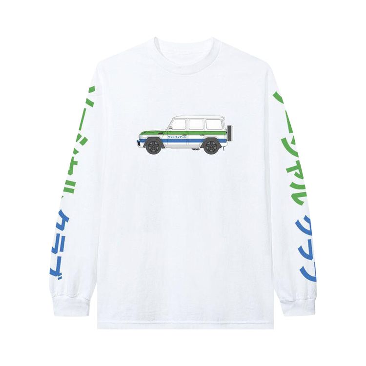 Anti Social Social Club Pizza Bun And Tire Long Sleeve White