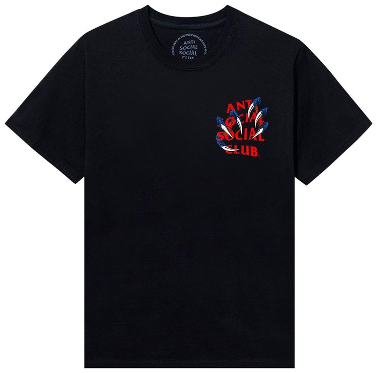 Anti Social Social Club Double Dragon Tee Black