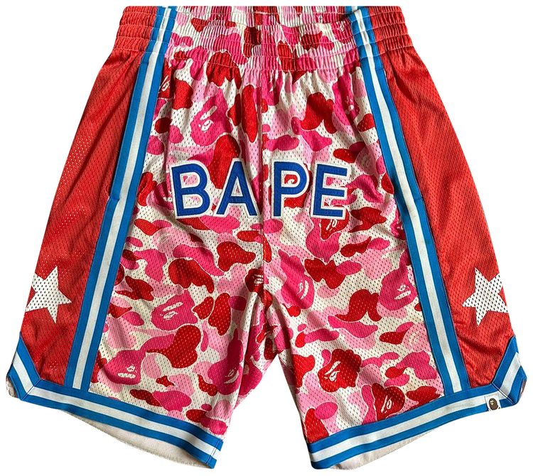 BAPE Basketball Shorts Pink