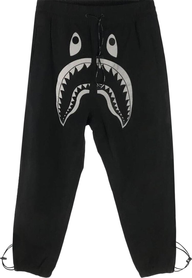 BAPE Reflective Shark Lounge Pant Black