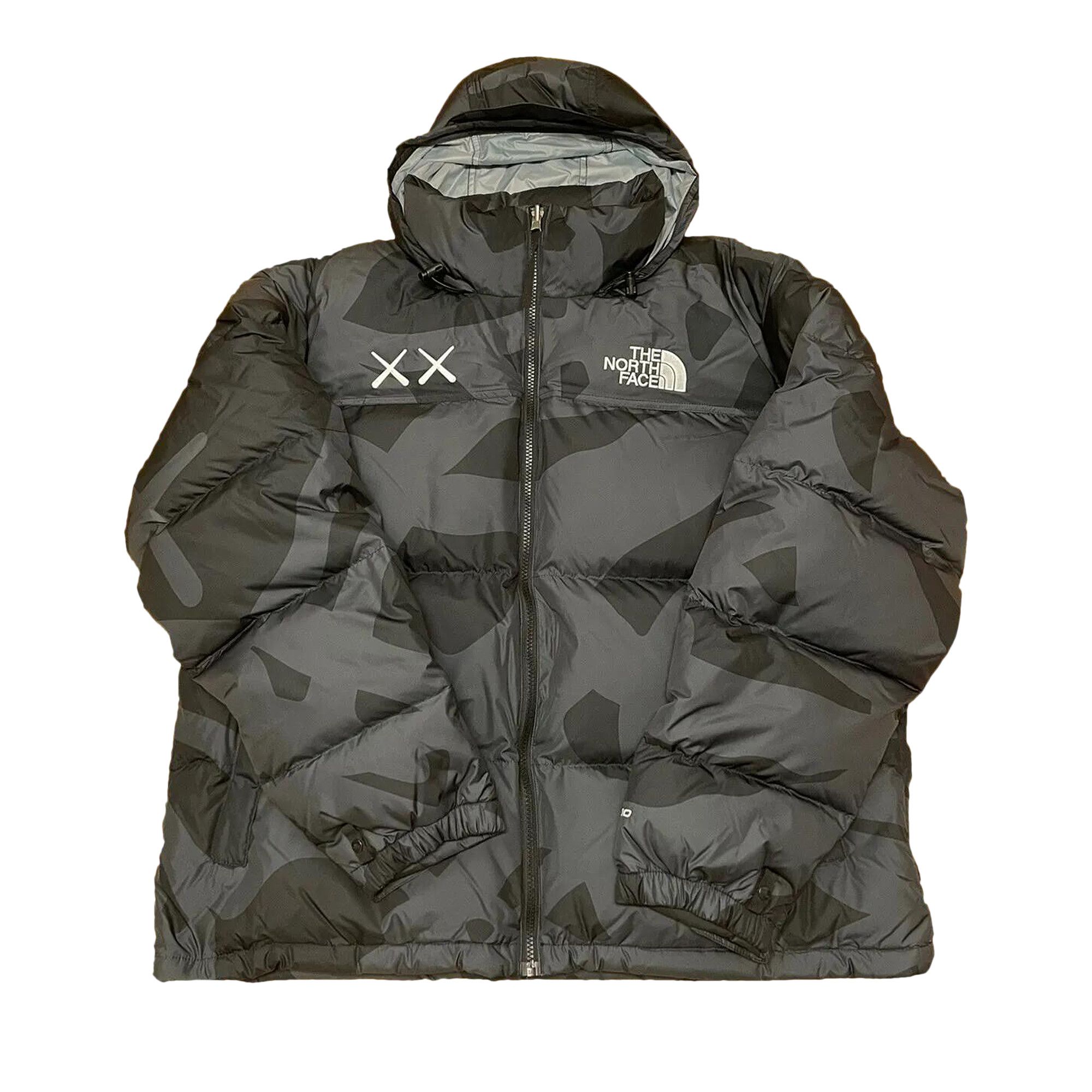 Kaws X The North Face Retro 1996 Nuptse Jacket Black