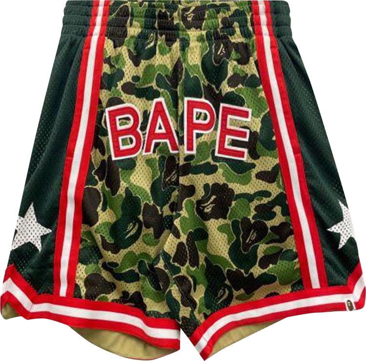 BAPE Basketball Shorts Green