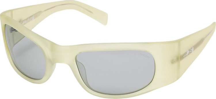 Stussy Rene Sunglasses Matte YellowLight Grey