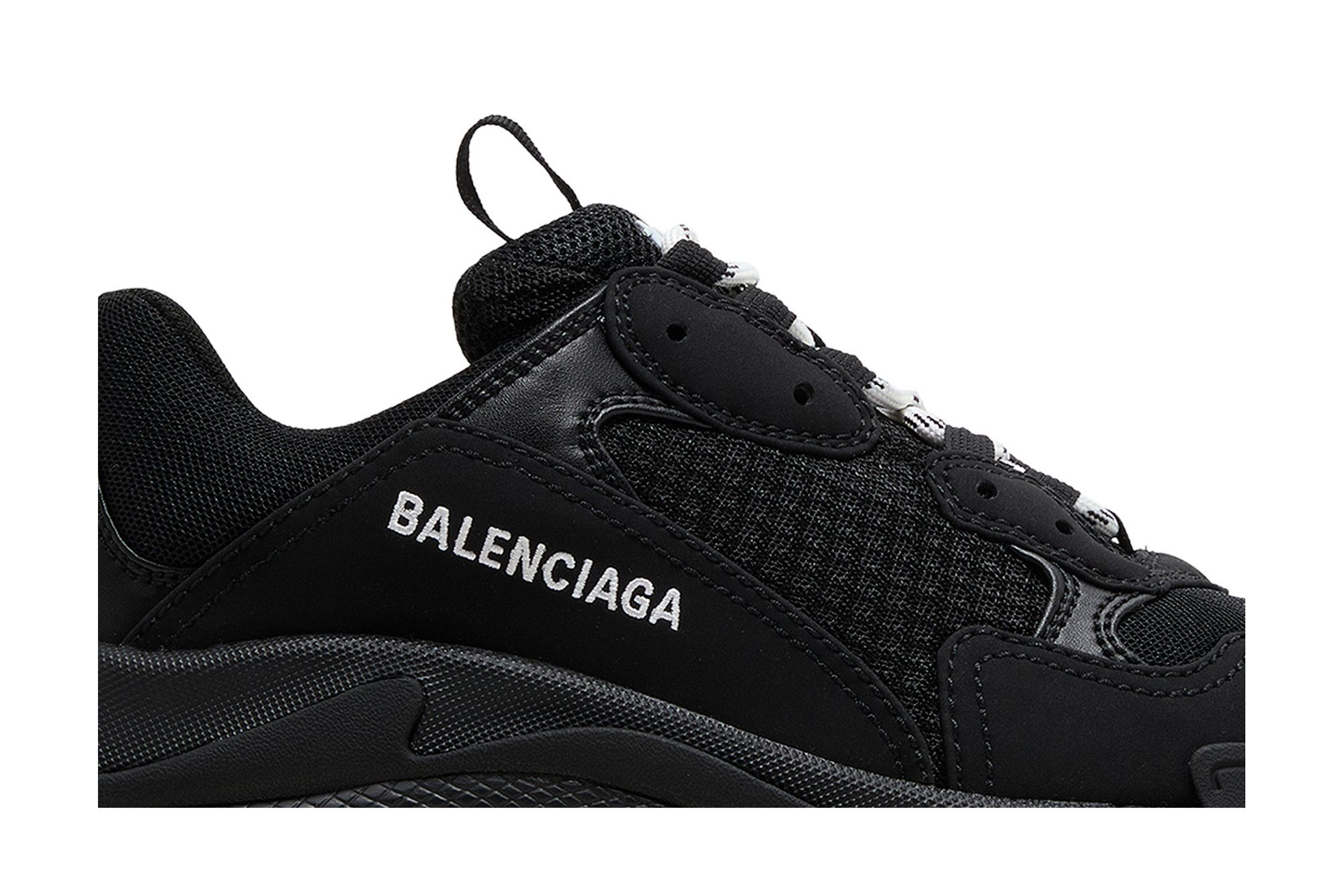 Balenciaga triple s close up store
