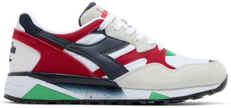 Diadora N9002 White Blue Red