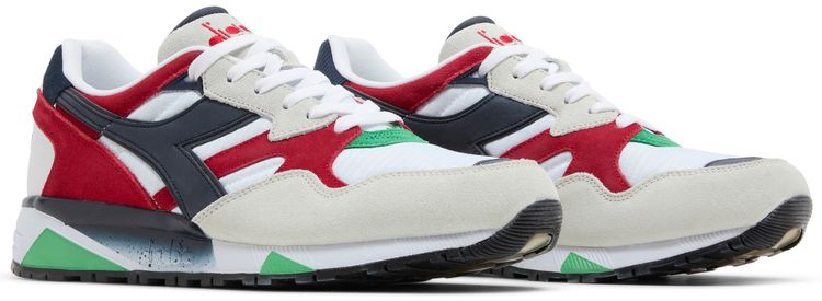Diadora N9002 White Blue Red