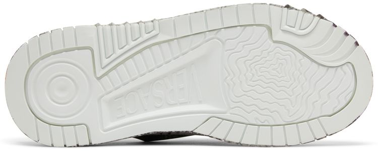 Versace Odissea Caged Rubber Medusa Sneaker Grey Orange Python