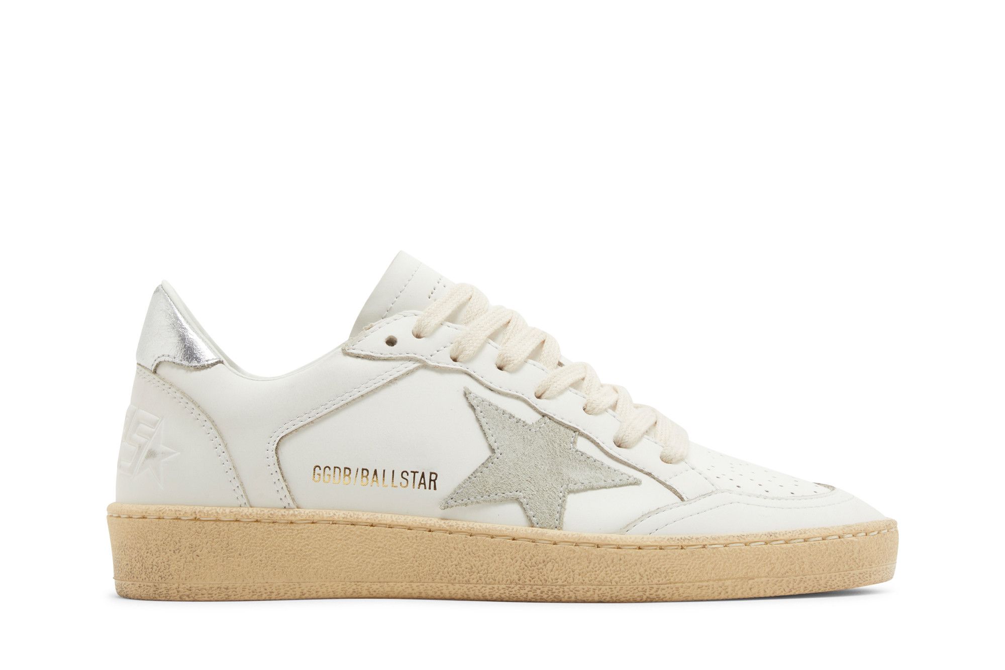 Buy Golden Goose Wmns Ball Star 'White Ice Grey' - GWF00327