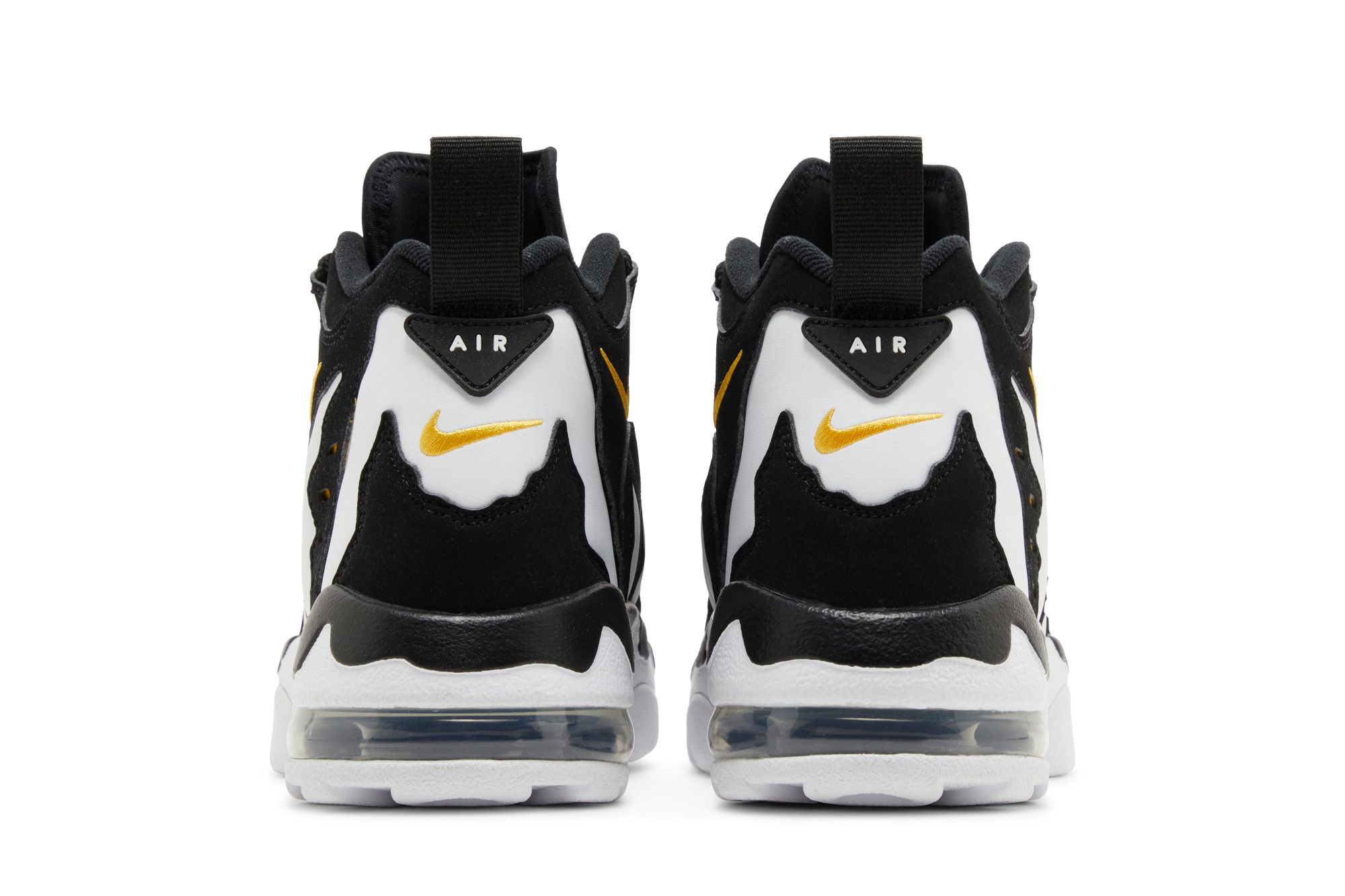 Black and yellow air max 96 top