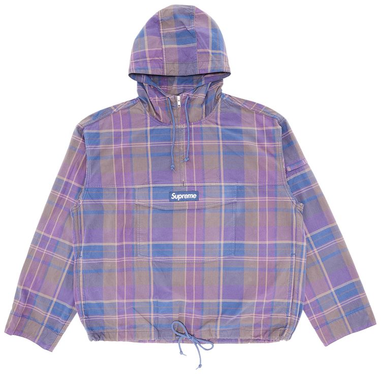 Supreme Cotton Utility Anorak Plaid