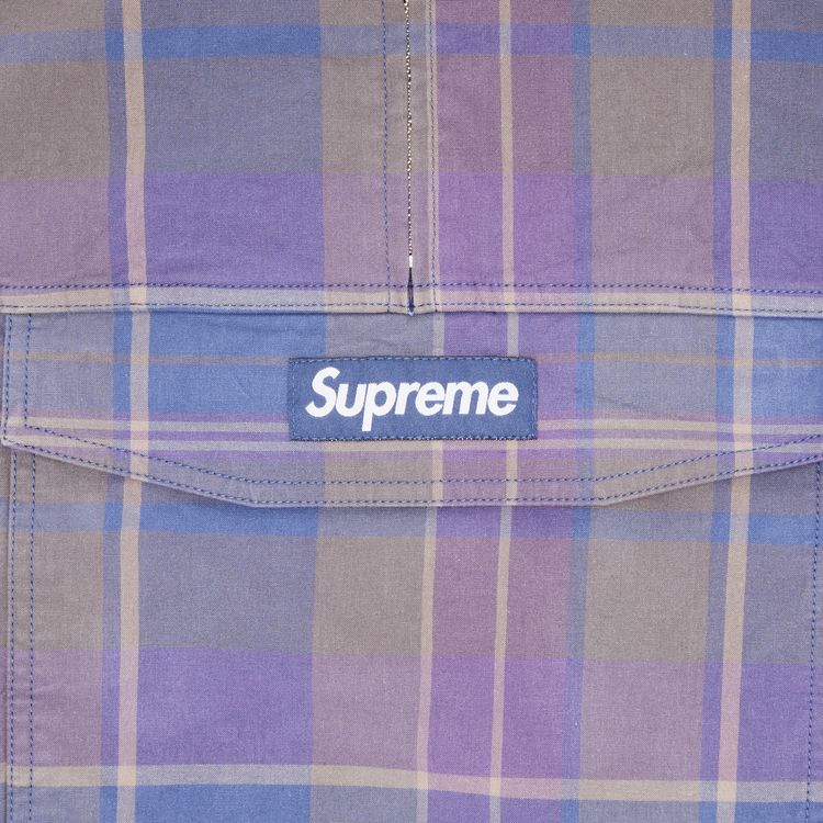 Supreme Cotton Utility Anorak Plaid