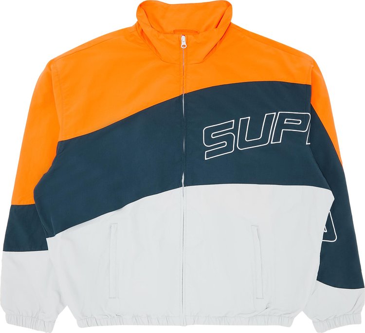 Supreme Curve Track Jacket Grey