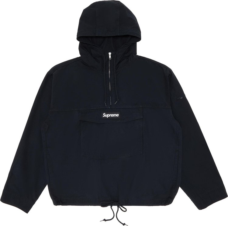 Supreme Cotton Utility Anorak Black