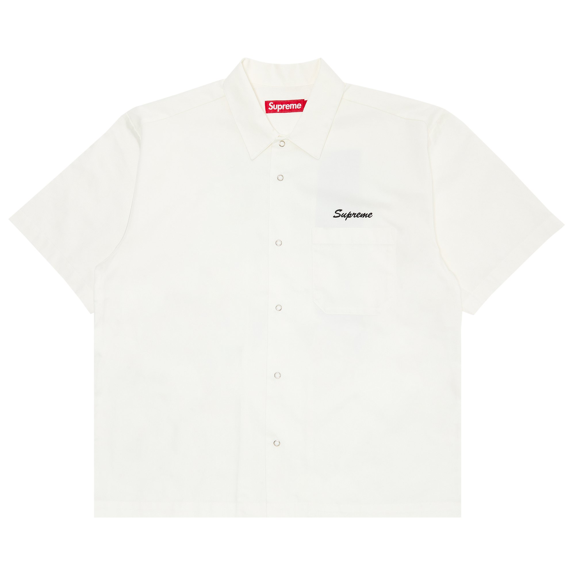 Supreme Margaret Keane Teardrop Short-Sleeve Work Shirt 'White'