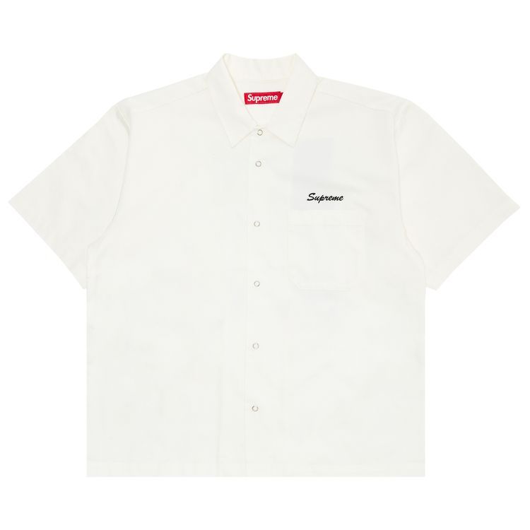Supreme Margaret Keane Teardrop Short Sleeve Work Shirt White