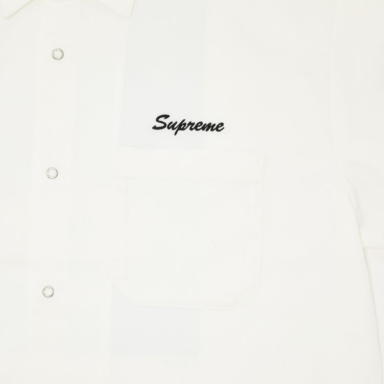 Supreme Margaret Keane Teardrop Short Sleeve Work Shirt White