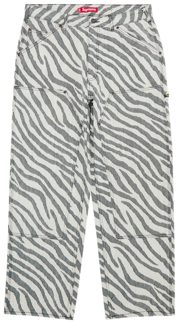 Supreme Double Knee Painter Pant Zebra