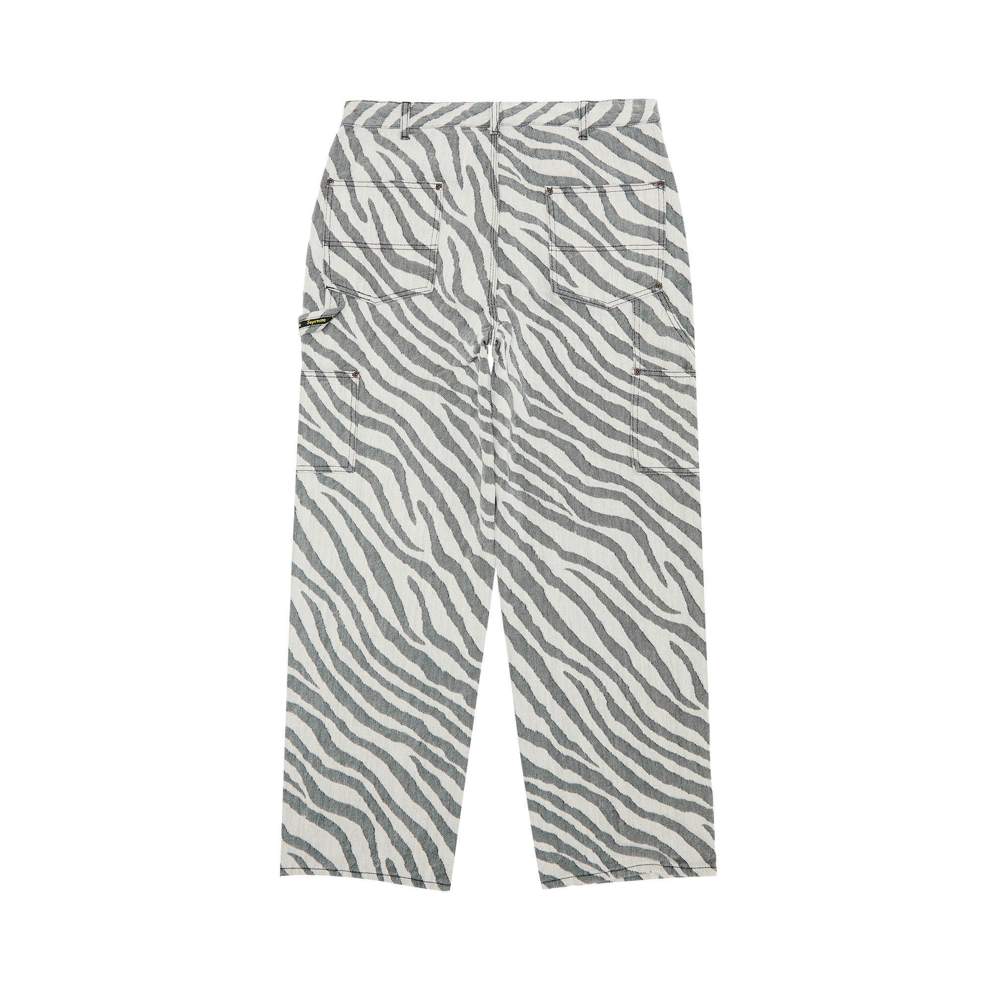 Buy Supreme Double Knee Painter Pant 'Zebra' - SS24P49 ZEBRA
