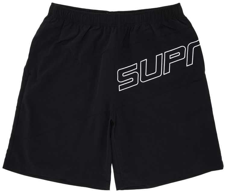 Supreme Curve Nylon Short Black