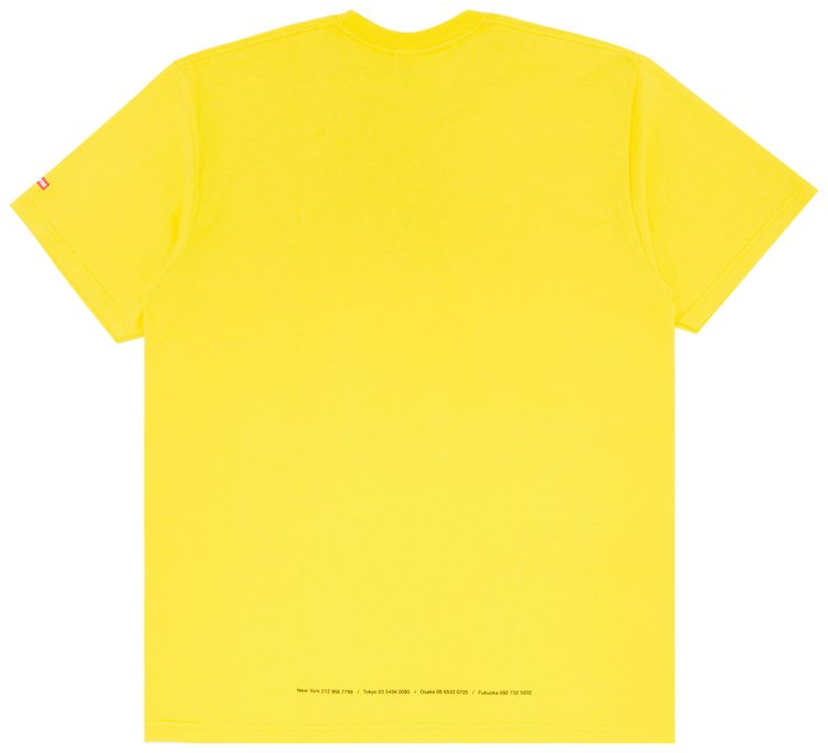 Supreme Tunnel Tee Yellow