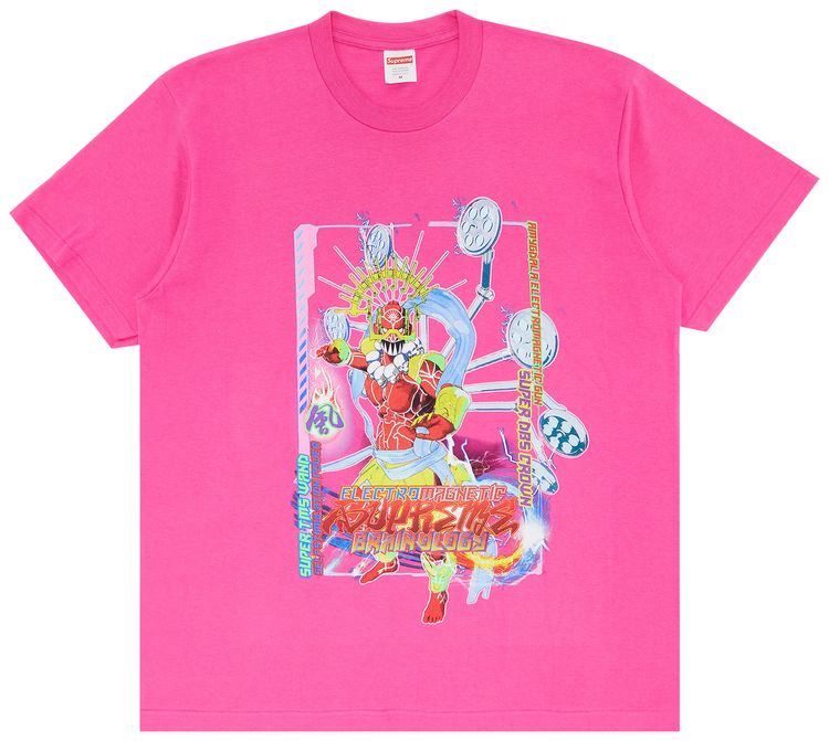 Supreme Electromagnetic Tee Fuchsia