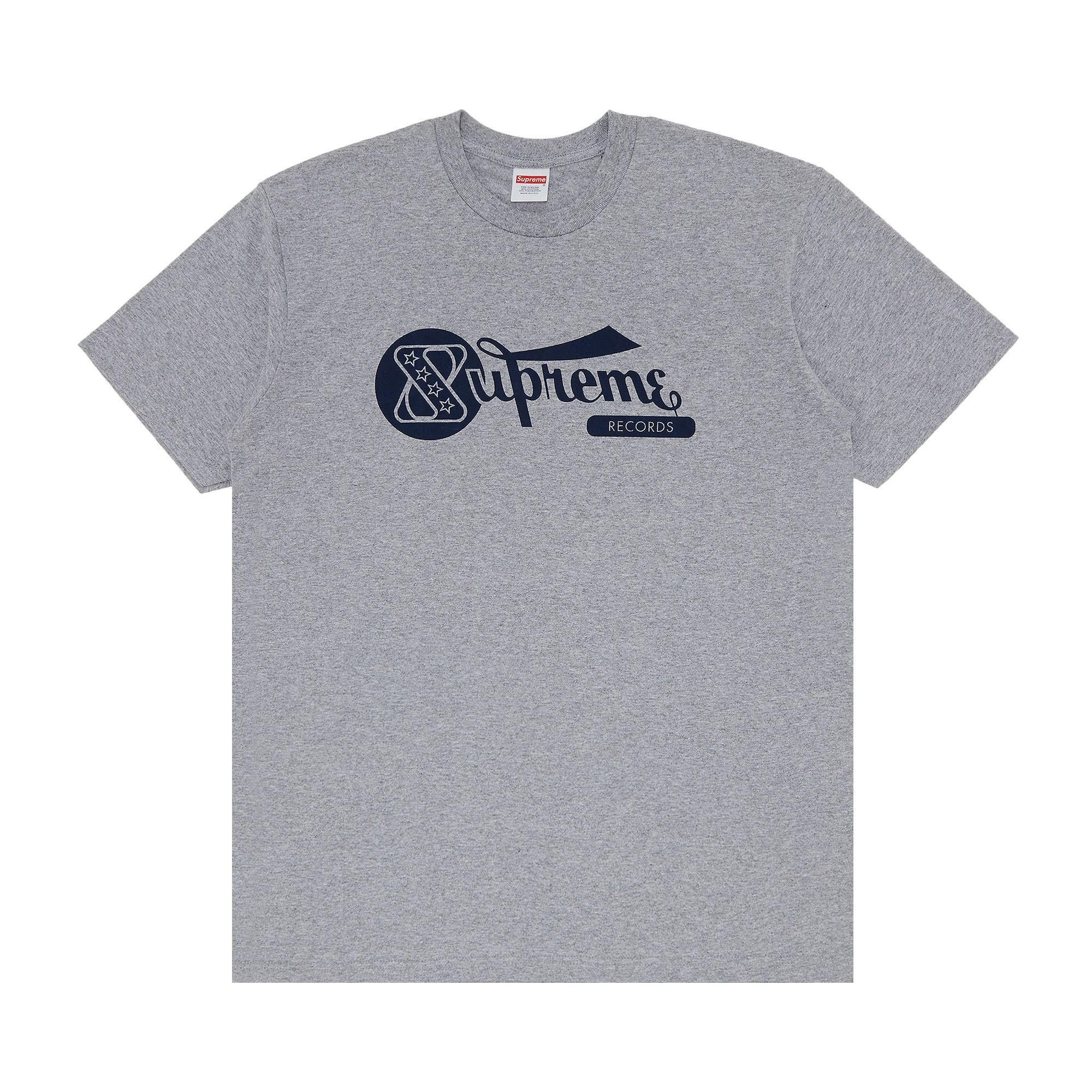 Buy Supreme Records Tee 'Heather Grey' - SS24T40 HEATHER