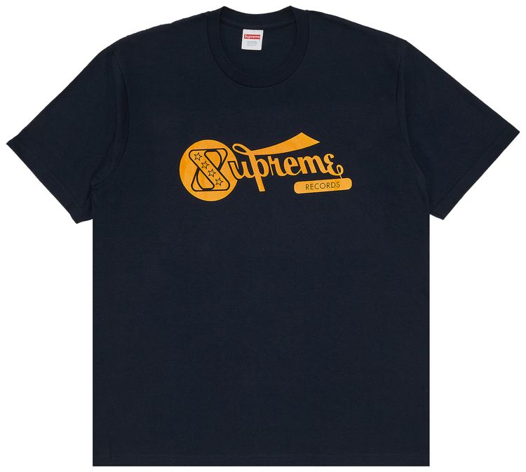 Supreme Records Tee Navy