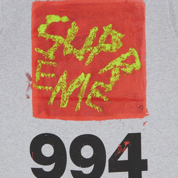 Supreme Paint Tee Heather Grey