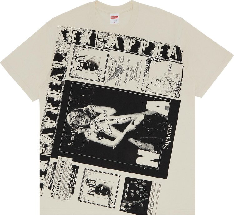 Supreme Collage Tee Natural