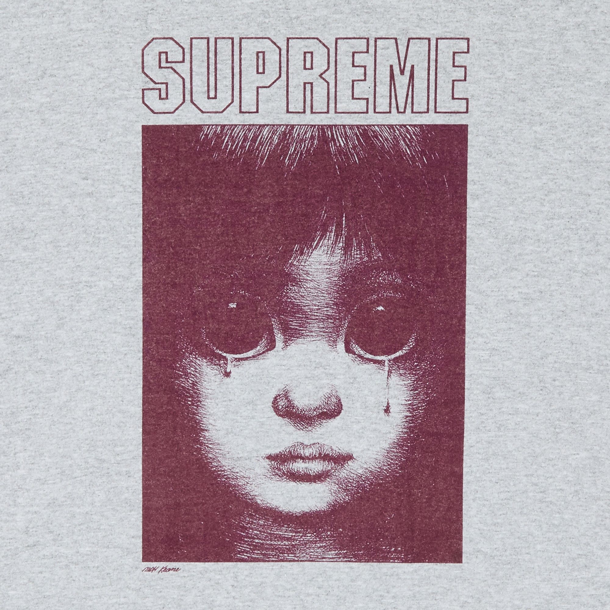 好評 Buy Supreme Margaret Keane Teardrop Tee 'Heather Grey トップス
