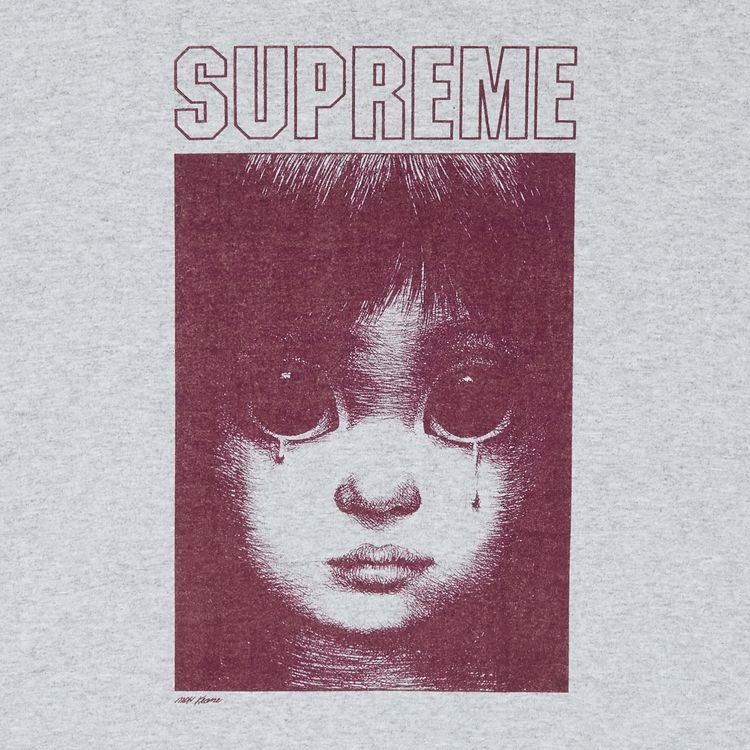 Supreme Margaret Keane Teardrop Tee Heather Grey