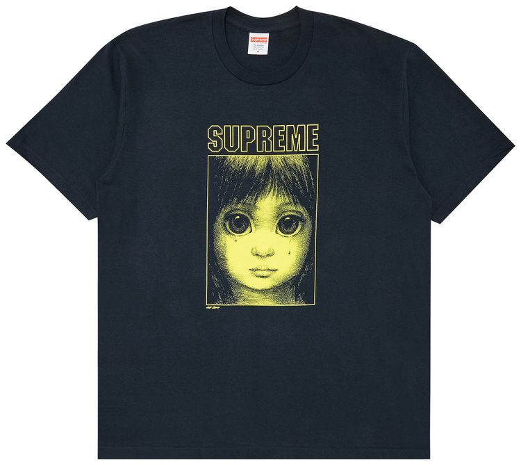 Supreme Margaret Keane Teardrop Tee Navy