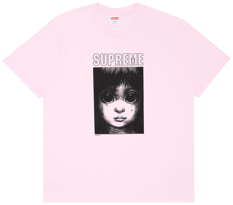 Supreme Margaret Keane Teardrop Tee Light Pink