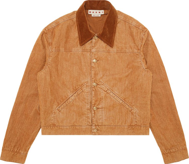 Marni Short Truck Jacket Buttercream