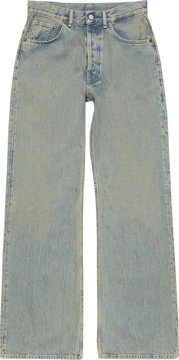 Acne Studios 2021M Loose Fit Jeans BlueBeige